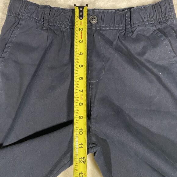 The Children's Place Boys Size 12 Husky Navy Flat Front Straight Leg Chino Pants - Picture 5 of 6